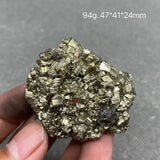 100% Natural Rare Shiny Cubic Pyrite Mineral Specimen Stones and Crystals Healing Crystals Quartz