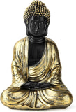 Buddha Statues for Home,Buddah Statue for Spiritual Room Meditation Zen Garden Yoga Feng Shui Table Shelf Decor Accents,Laughing Small Buda Budda Figurine,Buddha Decor Golden