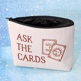 Tarot Card Storage Bag for Tarot Enthusiasts Ask the Cards Halloween Witch Zipper Bag (Ask the Cards)