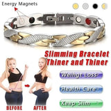 1Pc Twisted Pattern Healthy Care Magnetic Magnet Bracelet for Women Power Therapy Magnets Bracelets Bangles for Women Men