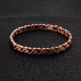 B380 Red Pure Copper Magnetic Bracelet for Women Pain Relief for Arthritis and Carpal Tunnel Migraines Tennis Elbow