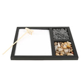 Zen Garden Sand Tray Stone Wooden Rake Sands Home Room Fengshui Ornament Wedding Gifts Shops Hotels Yoga Clubs Dsisplay