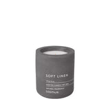 Fraga Soft Linen Scented Jar Candle with Concrete Holder