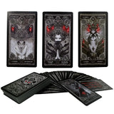 10.3*6Cm XIII Dark Tarot Cards Deck Board Game English Mysterious Divination Fate