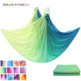 Elastic Gradient Color Aerial Yoga Hammock, Yoga Swing, Home Gym Fitness, 5 M