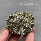 100% Natural Rare Shiny Cubic Pyrite Mineral Specimen Stones and Crystals Healing Crystals Quartz