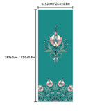 183*61Cm Yoga Mat Blanket Print Quick Dry Non-Slip Foldable Yoga Towel Fitness Blanket Portable Yoga Mat Towel for Home Gym Yoga