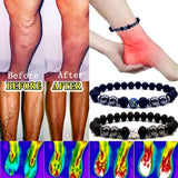 Magnetic Anklet Brazilian Black Stone Loss Magnetic Therapy Bracelet Weight Loss Product Slimming Health Care Jewelry