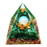 Natural Stone Orgonite Gem Pyramid Crystals Orgone Protection Energy Generator Healing Reiki Chakra Meditation Ornaments Crafts