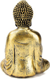 Buddha Statues for Home,Buddah Statue for Spiritual Room Meditation Zen Garden Yoga Feng Shui Table Shelf Decor Accents,Laughing Small Buda Budda Figurine,Buddha Decor Golden