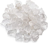 Bulk Clear Quartz Healing Crystals Rough Stones - Large 1" Natural Raw Stones Crystal for Reiki Healing, Wicca, Witchcraft, Tumbling, Cabbing, Fountain Rocks, Decoration, Polishing 0.5Lb