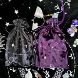 Velvet Drawstring Bag Thick and Reusable Dices Bag Jewelry Bag Pouch for Tarot Rune Bag Playing Cards Coins Cosmetics Cards