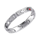 Healing Magnetic Bracelet for Men Woman 316L Stainless Steel Bracelet 4In1 Elements Bangles Chain & Link Bracelets Viking