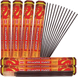 Dragons Blood Incense Sticks and Incense Stick Holder Bundle Insence Insense Hem Incense Sticks