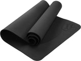 Clever Extra Thick Yoga Mat to Protect Joints | Yoga Mat Non Toxic | Rubber Yoga Mat with Robust anti Tear Design for Beginner to Advanced Yogis | Non Slip Exercise Mat