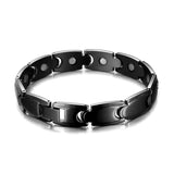 Healing Magnetic Bracelet for Men Woman 316L Stainless Steel Bracelet 4In1 Elements Bangles Chain & Link Bracelets Viking