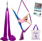 Aerial Silk Yoga Hammock- Hardware Kit Durable 10 Yards