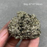 100% Natural Rare Shiny Cubic Pyrite Mineral Specimen Stones and Crystals Healing Crystals Quartz