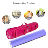 Fashion Yoga Mat Carry Bag Waterproof Yoga Sport Bags Gym Fitness Pilates Bag Shoulder Strap Carrier Backpack