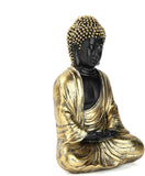 Buddha Statues for Home,Buddah Statue for Spiritual Room Meditation Zen Garden Yoga Feng Shui Table Shelf Decor Accents,Laughing Small Buda Budda Figurine,Buddha Decor Golden