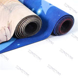 Professional Natural Rubber Yoga Mat Portable Travelling Thin Gymnastic Mat Non-Slip Foldable Flat Female Exercise Yoga Pad