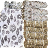 SAGE Smudge Sticks 10 Total: 5 White & 5 Blue Sage Bundles Bulk Refill & Shaman Smudge Kit Storage Bag! Smudging Sticks, Organic Freshly Dried! (10, White & Blue Sage 10 Pack, XL Shaman Bag Set)