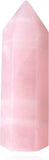 2" Rose Quartz Healing Crystals Stones Crystal Wand Tower Natural Quartz Points Hexagonal Gemstone Reiki Meditation Chakra Balance Witch Good Luck Crystal