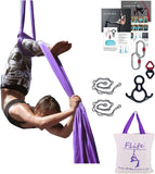 Aerial Silk Yoga Hammock- Hardware Kit Durable 10 Yards