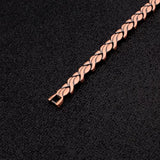 B380 Red Pure Copper Magnetic Bracelet for Women Pain Relief for Arthritis and Carpal Tunnel Migraines Tennis Elbow