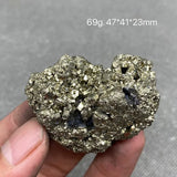 100% Natural Rare Shiny Cubic Pyrite Mineral Specimen Stones and Crystals Healing Crystals Quartz