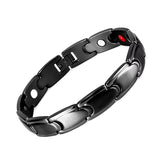 Healing Magnetic Bracelet for Men Woman 316L Stainless Steel Bracelet 4In1 Elements Bangles Chain & Link Bracelets Viking