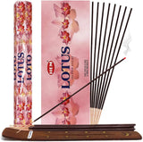 Lotus Incense Sticks and Incense Stick Holder Bundle Insence Insense Hem Incense Sticks