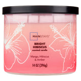 3-Wick Ombre Wrap Bright Hibiscus Scented Candle, 14 Oz