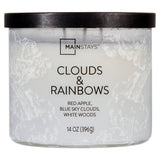 3-Wick Wrapped Clouds & Rainbows Scented Candle, 14 Oz