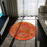 Meditation Multi-Purpose Designer round Rug MANDALA