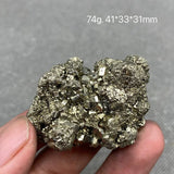 100% Natural Rare Shiny Cubic Pyrite Mineral Specimen Stones and Crystals Healing Crystals Quartz