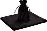 Wizard Tarot Table Cloth and Pouch Blue Square Divination Tarot Cloth Black