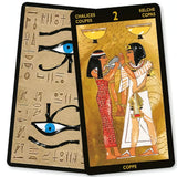 Tarot Nefertari (Multilingual Edition) 78 Pcs Egyptian Themed Tarot Cards 10.3*6Cm