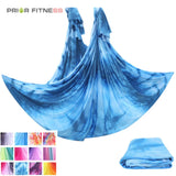 Elastic Gradient Color Aerial Yoga Hammock, Yoga Swing, Home Gym Fitness, 5 M