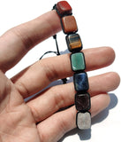 Genuine 7 Chakra Adjustable Bracelets Crystal Healing Stones Bracelets Supernatural Reiki Natural Stones Bead Bracelets for Women Men