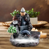 Incense Burner Mountains River Waterfall Fragrance Fireplace Backflow Aroma Smoke Zen Censer Holder Home Decoration