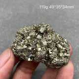 100% Natural Rare Shiny Cubic Pyrite Mineral Specimen Stones and Crystals Healing Crystals Quartz