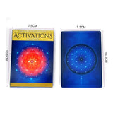 Sacred Geometry Activations Oracle Deck Cards English for Family Gift Party Playing Card Table Games