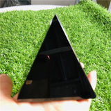 Natural Obsidian Healing Pyramid Natural Mineral Crystal Point Pyramid Natural Obsidian Quartz Stone Decoration Crystals