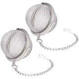 1 Pc Stainless Steel Tea Ball, 2.04 Inch Mesh Tea Infuser Strainerspremium Tea Filter Tea Interval Diffuser for Loose Leaf Tea A