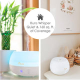 0.2 Gal. 2-In-1 Ultrasonic Cool Mist Humidifer & Aroma Diffuser for Small Rooms up to 160 Sq. Ft.