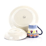 Zen Blue Mozaik 16 Piece Dinnerware Set