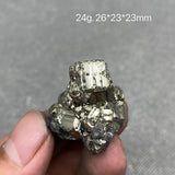 100% Natural Rare Shiny Cubic Pyrite Mineral Specimen Stones and Crystals Healing Crystals Quartz