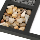 Zen Garden Sand Tray Stone Wooden Rake Sands Home Room Fengshui Ornament Wedding Gifts Shops Hotels Yoga Clubs Dsisplay