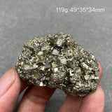 100% Natural Rare Shiny Cubic Pyrite Mineral Specimen Stones and Crystals Healing Crystals Quartz